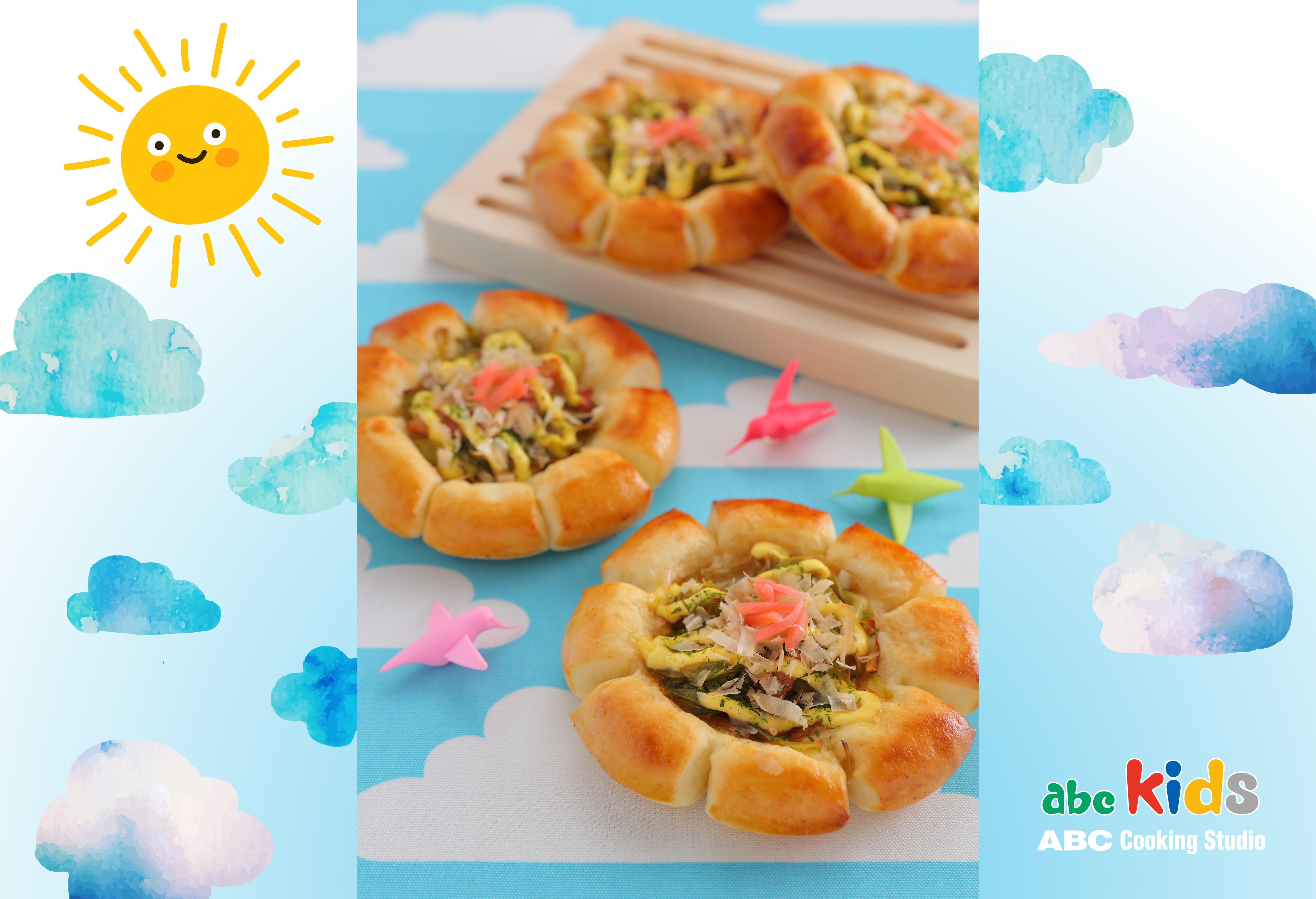 Kids Trial Lesson Sunshine Okonomiyaki Bread ABC Cooking Studio